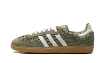 ADIDAS SAMBA OG CROCHET PACK ORBIT GREEN (WOMEN'S) — Stock