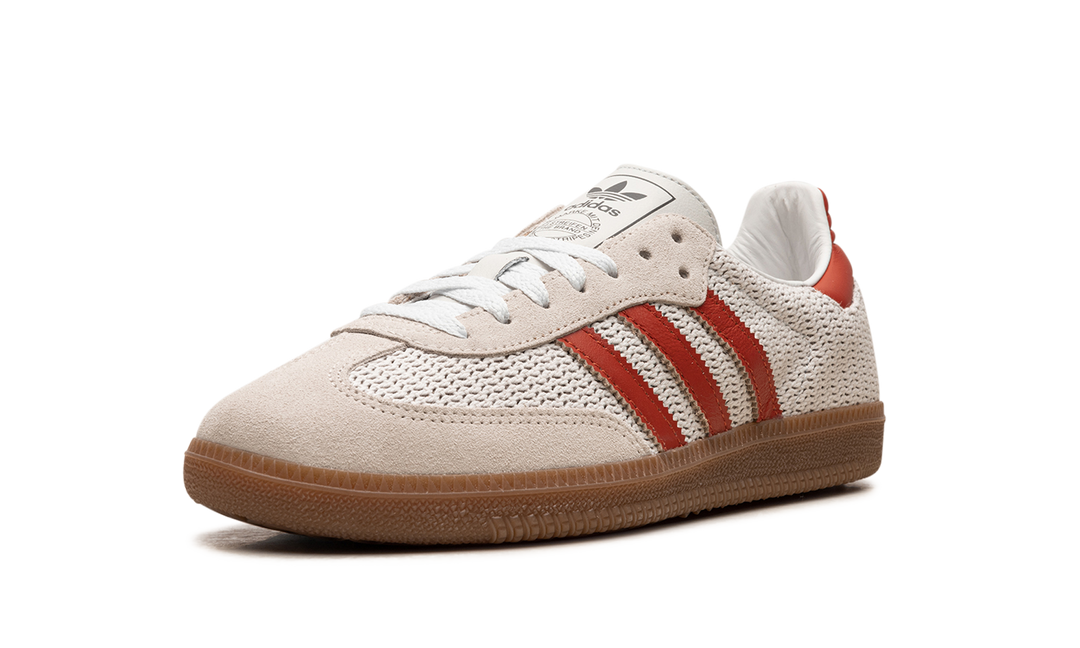 ADIDAS SAMBA OG CRYSTAL WHITE PRELOVED RED