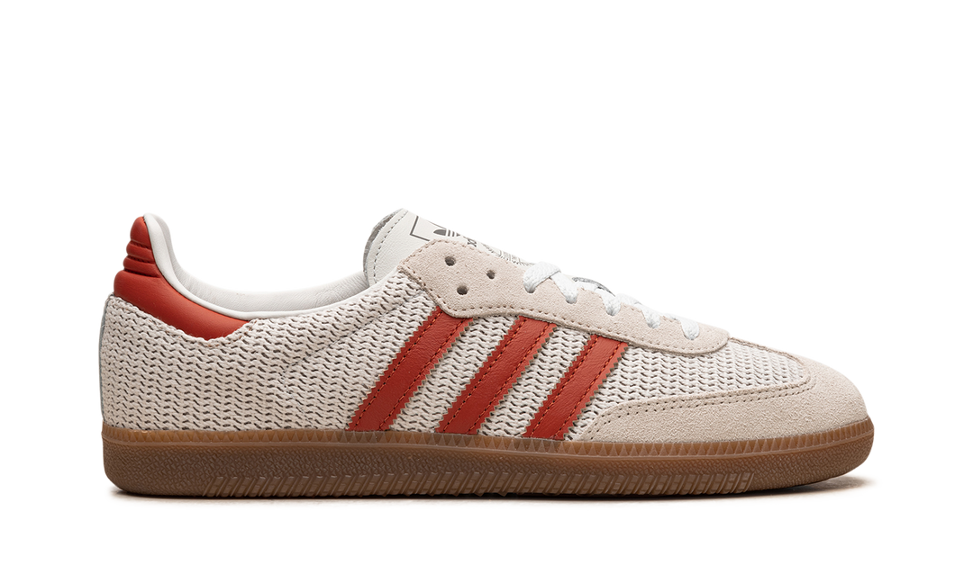 ADIDAS SAMBA OG CRYSTAL WHITE PRELOVED RED