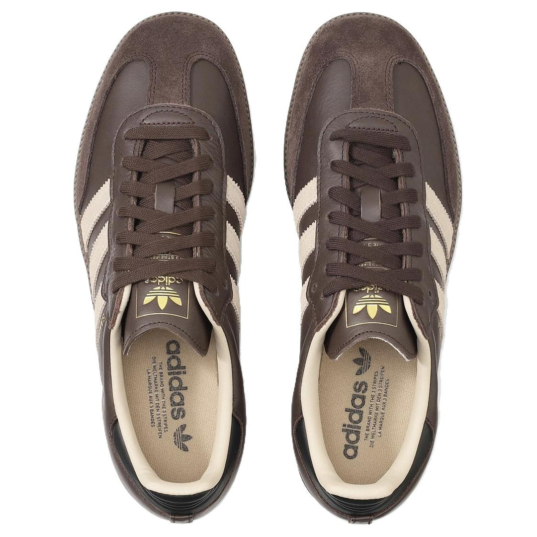 ADIDAS SAMBA OG DARK BROWN BEIGE GUM