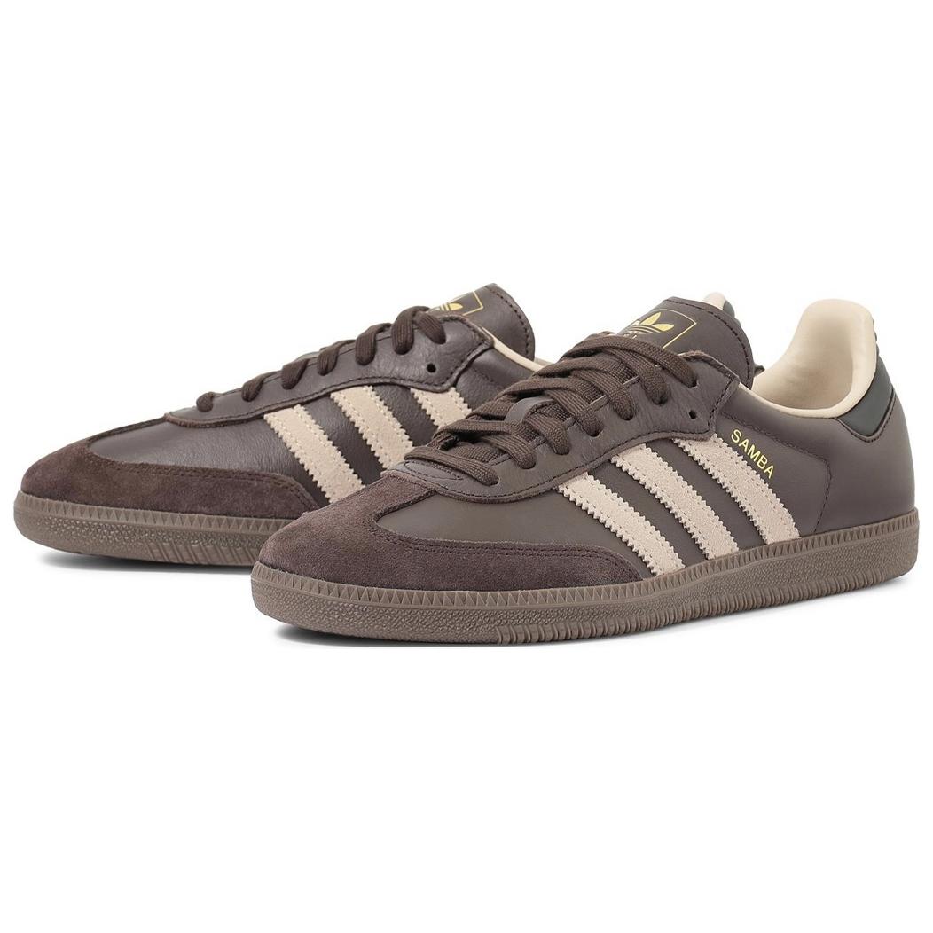 ADIDAS SAMBA OG DARK BROWN BEIGE GUM