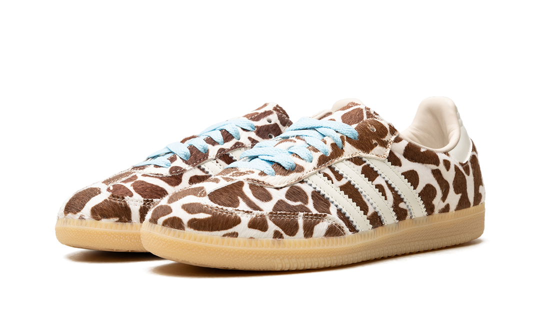 ADIDAS SAMBA OG GIRAFFE PRINT CRYSTAL LINEN (WOMEN&