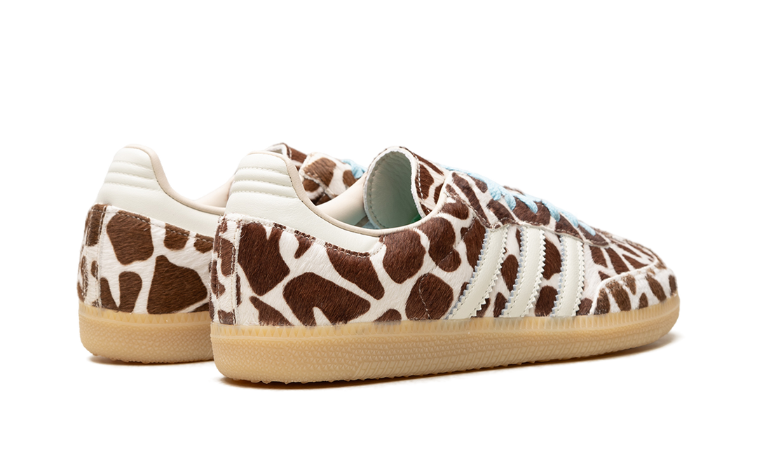ADIDAS SAMBA OG GIRAFFE PRINT CRYSTAL LINEN (WOMEN&