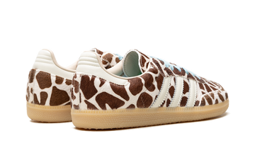 ADIDAS SAMBA OG GIRAFFE PRINT CRYSTAL LINEN (WOMEN'S) — Stock