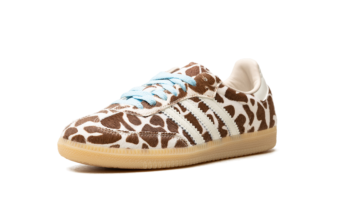 ADIDAS SAMBA OG GIRAFFE PRINT CRYSTAL LINEN (WOMEN&