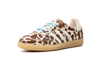ADIDAS SAMBA OG GIRAFFE PRINT CRYSTAL LINEN (WOMEN'S) — Stock