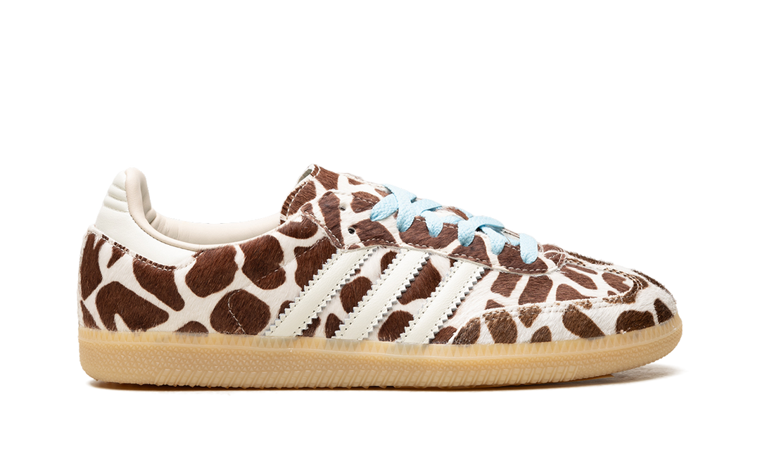 ADIDAS SAMBA OG GIRAFFE PRINT CRYSTAL LINEN (WOMEN&