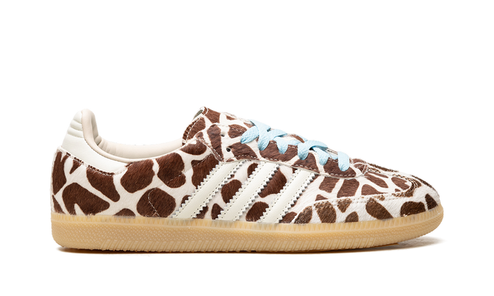 ADIDAS SAMBA OG GIRAFFE PRINT CRYSTAL LINEN (WOMEN&