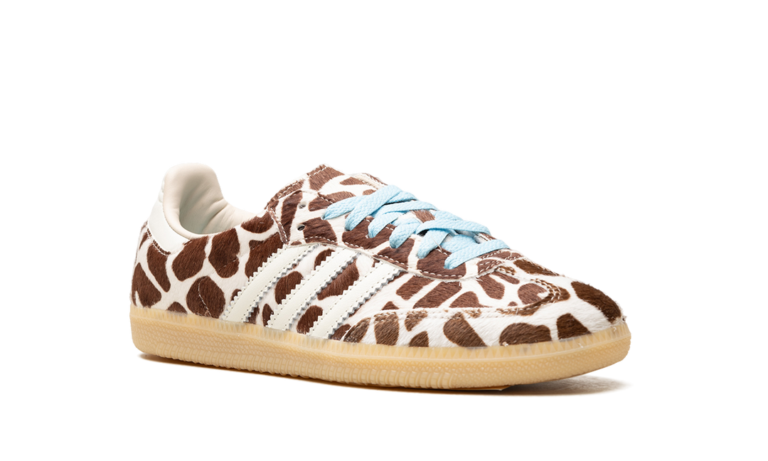 ADIDAS SAMBA OG GIRAFFE PRINT CRYSTAL LINEN (WOMEN&