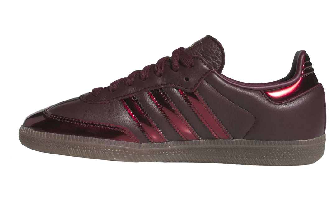 ADIDAS SAMBA OG MAROON GOLD METALLIC (WOMEN'S)
