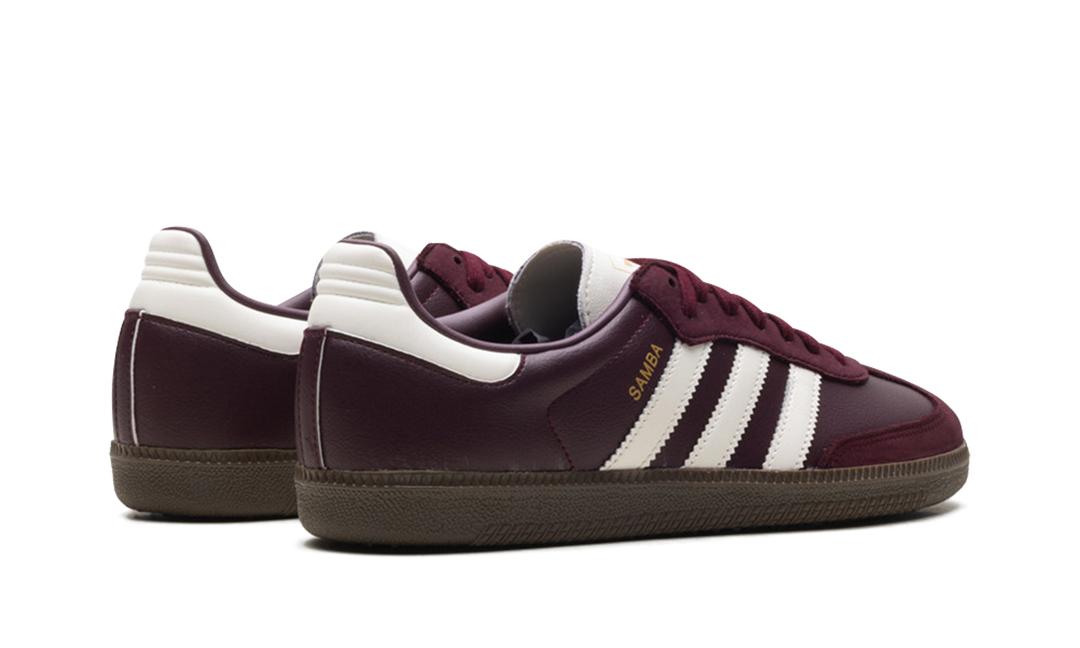 ADIDAS SAMBA OG MAROON OFF WHITE GUM (WOMEN&