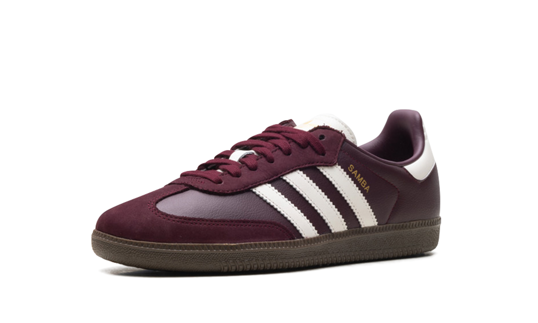 ADIDAS SAMBA OG MAROON OFF WHITE GUM (WOMEN&