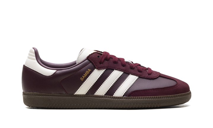 ADIDAS SAMBA OG MAROON OFF WHITE GUM (WOMEN&