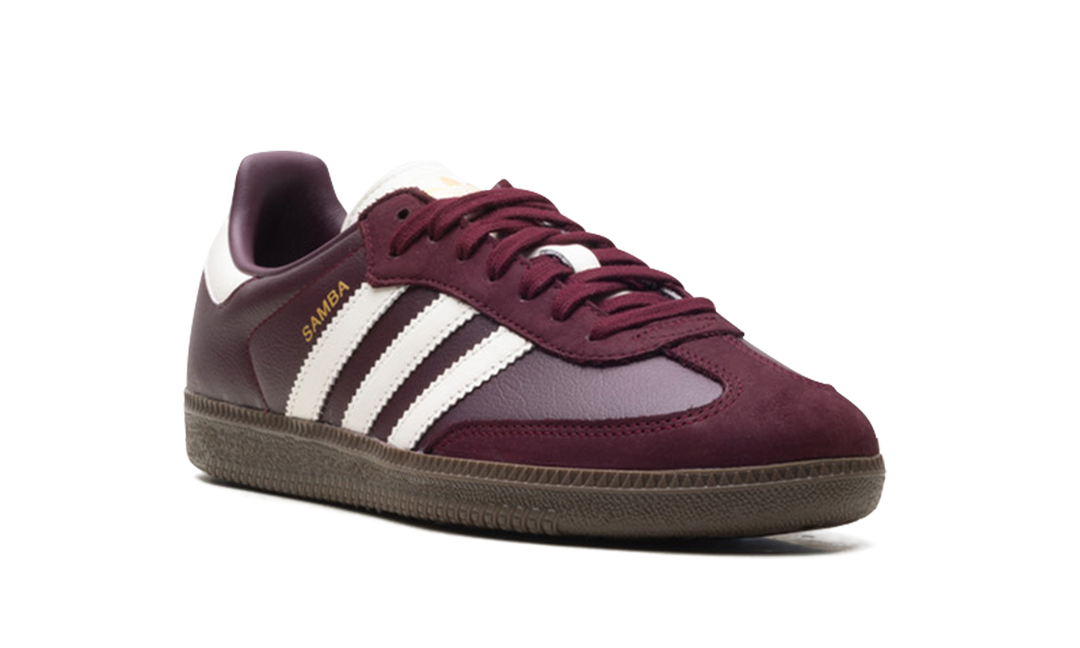 ADIDAS SAMBA OG MAROON OFF WHITE GUM (WOMEN&