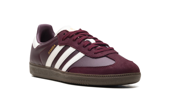 ADIDAS SAMBA OG MAROON OFF WHITE GUM (WOMEN&