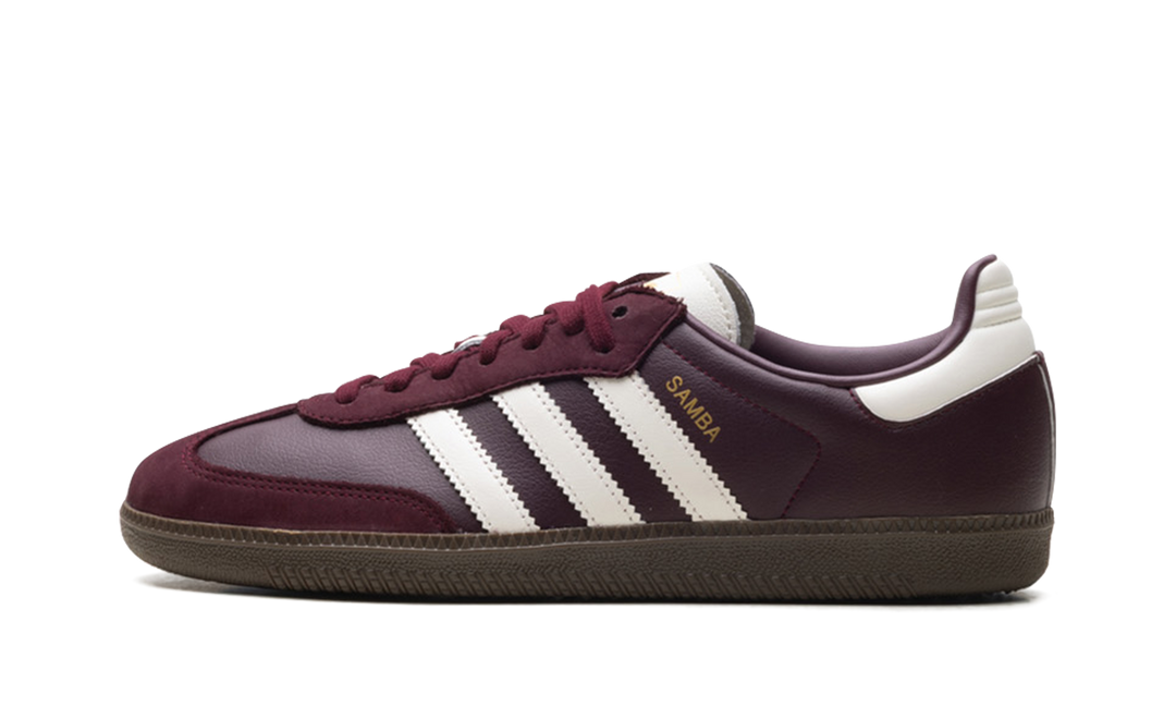 ADIDAS SAMBA OG MAROON OFF WHITE GUM (WOMEN&