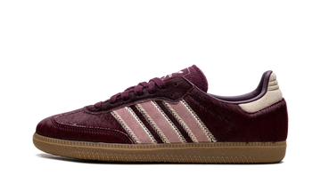 ADIDAS SAMBA OG MAROON SAND STRATA PONY (WOMEN'S) — Stock