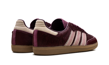 ADIDAS SAMBA OG MAROON SAND STRATA PONY (WOMEN'S) — Stock
