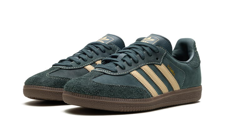 ADIDAS SAMBA OG MINERAL GREEN CRYSTAL SAND WOMENS