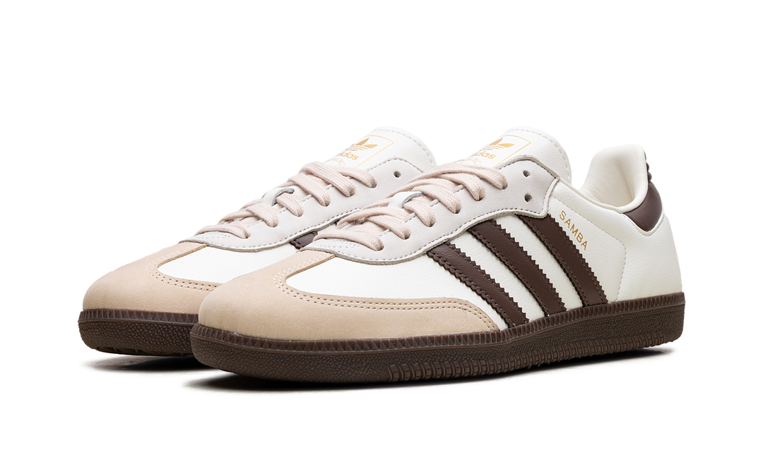 ADIDAS SAMBA OG OFF WHITE EARTH STRATA GUM (WOMEN&