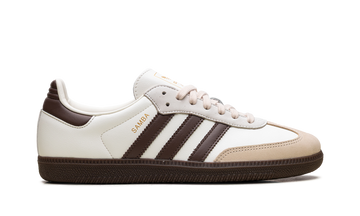 ADIDAS SAMBA OG OFF WHITE EARTH STRATA GUM (WOMEN'S) — Stock