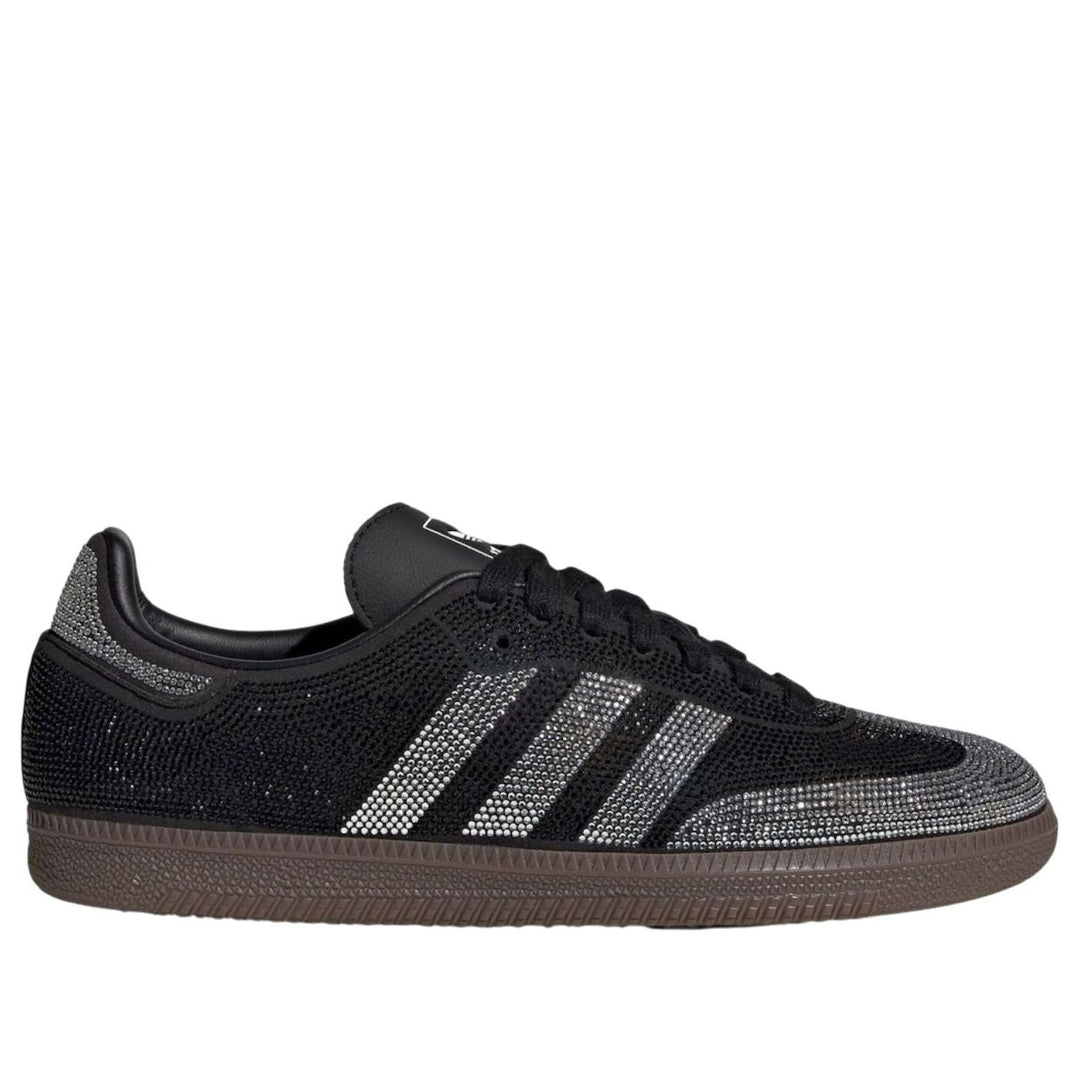 ADIDAS SAMBA OG RHINESTONE BLACK SILVER WOMENS