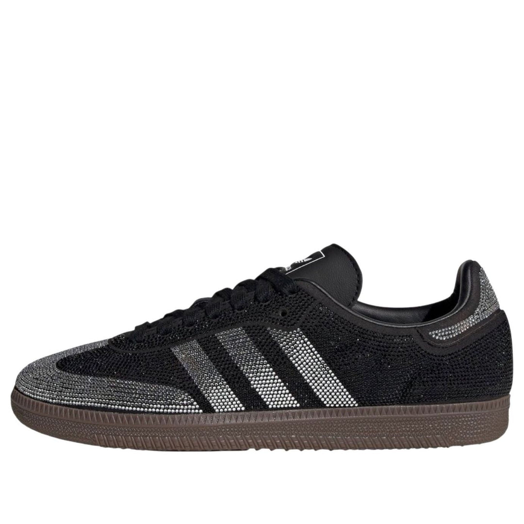 ADIDAS SAMBA OG RHINESTONE BLACK SILVER WOMENS