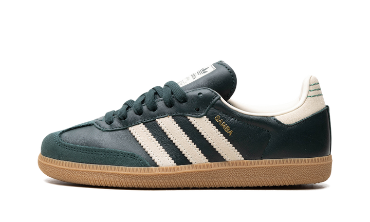 ADIDAS SAMBA OG SHADOW GREEN CREAM WHITE GOLD METALLIC