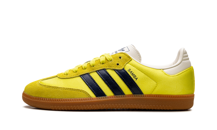 ADIDAS SAMBA OG SHOCK YELLOW NIGHT INDIGO WOMENS