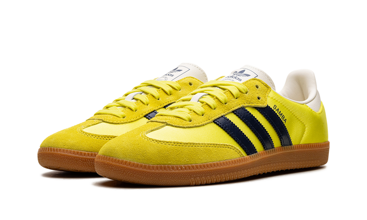 ADIDAS SAMBA OG SHOCK YELLOW NIGHT INDIGO WOMENS