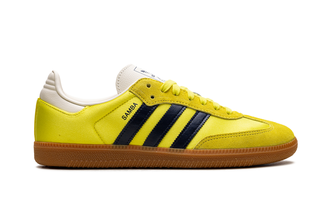 ADIDAS SAMBA OG SHOCK YELLOW NIGHT INDIGO WOMENS