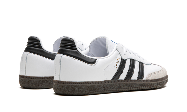 ADIDAS SAMBA OG WHITE BLACK GUM GS — Stock 