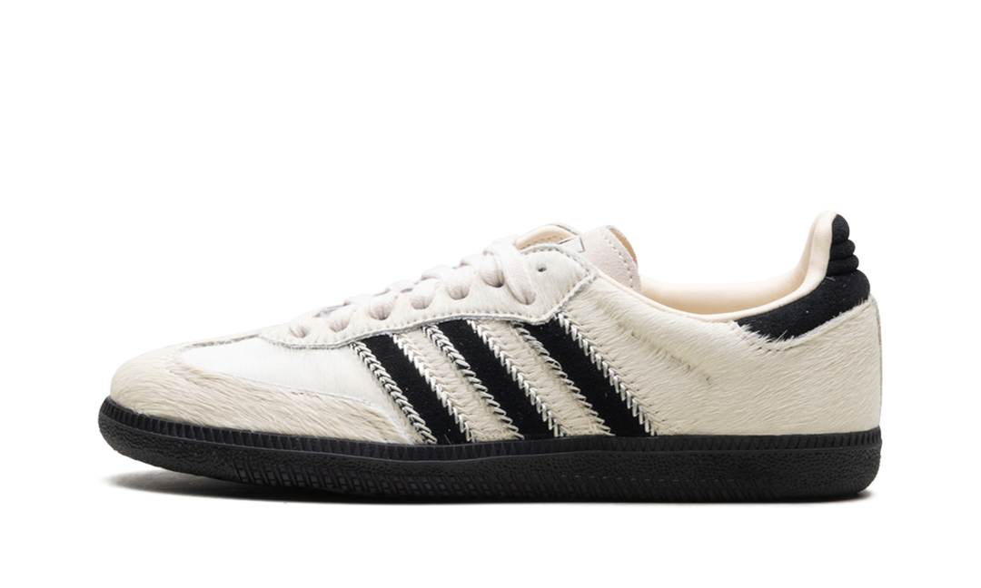ADIDAS SAMBA OG WONDER WHITE BLACK PONY (WOMEN&