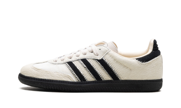 ADIDAS SAMBA OG WONDER WHITE BLACK PONY (WOMEN'S) — Stock