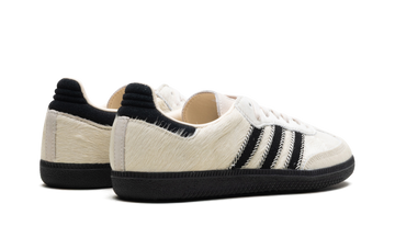 ADIDAS SAMBA OG WONDER WHITE BLACK PONY (WOMEN'S) — Stock
