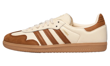 ADIDAS SAMBA OG WONDER WHITE DUSKY BRONZE (WOMEN'S) — Stock