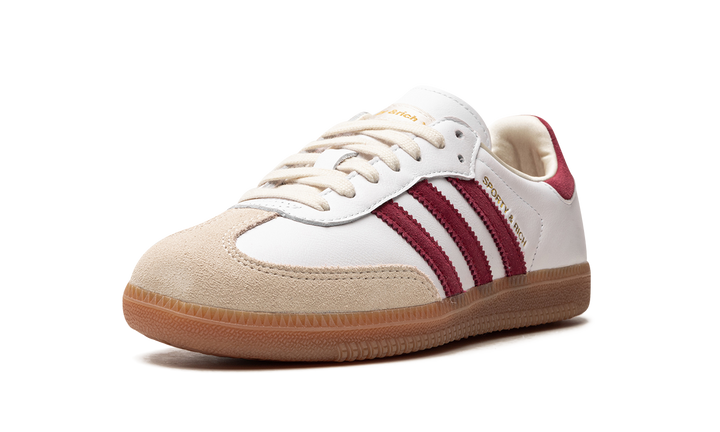 ADIDAS SAMBA OG X SPORTY &amp; RICH WHITE BURGUNDY