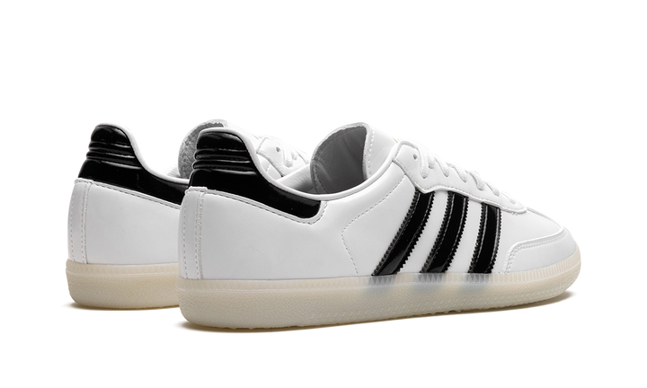 ADIDAS SAMBA PATENT LEATHER X JASON DILL WHITE BLACK