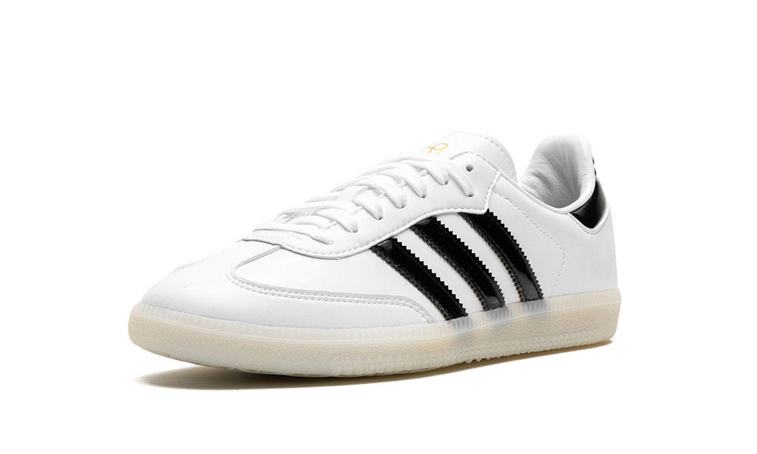 ADIDAS SAMBA PATENT LEATHER X JASON DILL WHITE BLACK