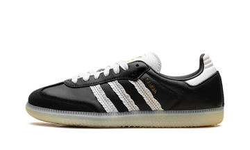 ADIDAS SAMBA RUFFLE STRIPES PACK BLACK OFF WHITE (WOMEN'S) — Stock