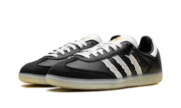 ADIDAS SAMBA RUFFLE STRIPES PACK BLACK OFF WHITE (WOMEN'S) — Stock