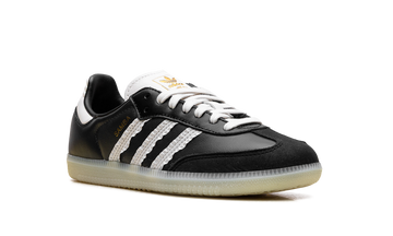 ADIDAS SAMBA RUFFLE STRIPES PACK BLACK OFF WHITE (WOMEN'S) — Stock