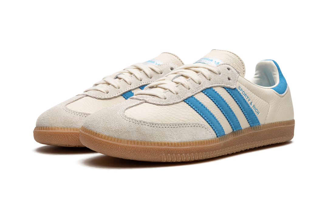 ADIDAS SAMBA X SPORTY &amp; RICH BEIGE BLUE
