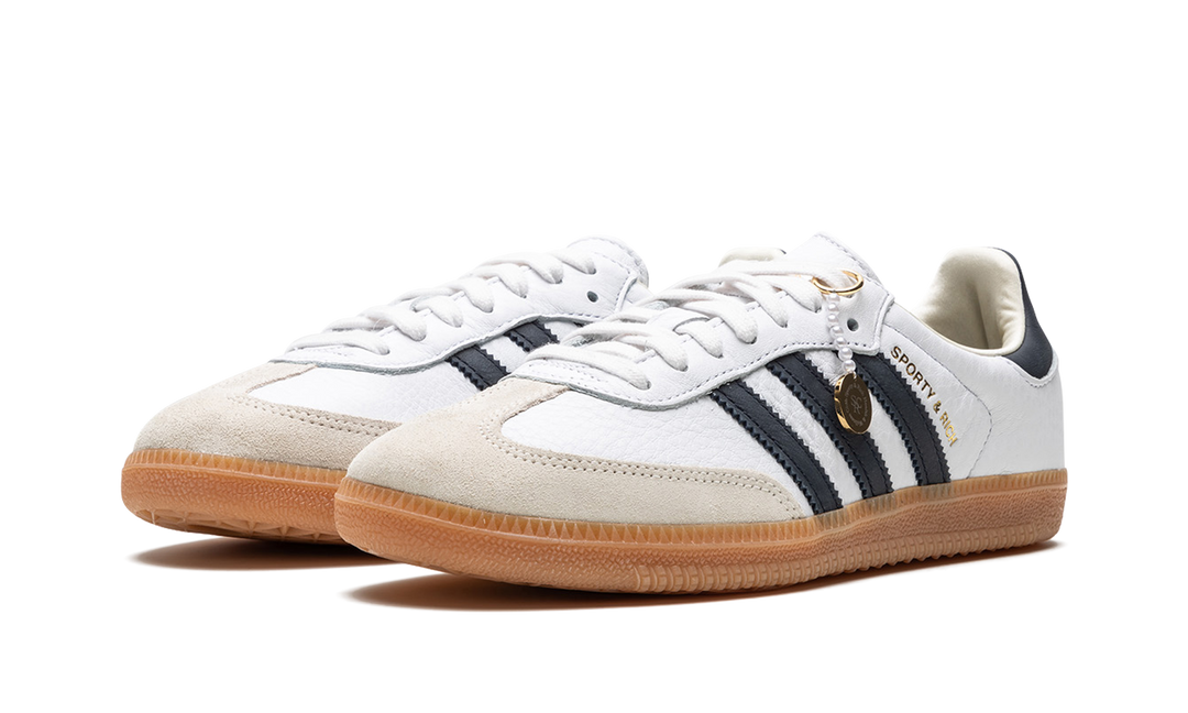 ADIDAS SAMBA X SPORTY &amp; RICH WHITE BLACK