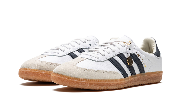 ADIDAS SAMBA X SPORTY &amp; RICH WHITE BLACK