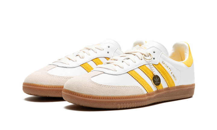 ADIDAS SAMBA X SPORTY &amp; RICH WHITE GOLD