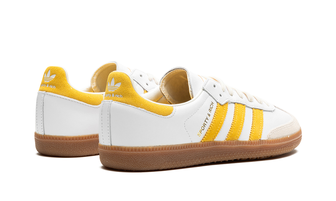 ADIDAS SAMBA X SPORTY &amp; RICH WHITE GOLD