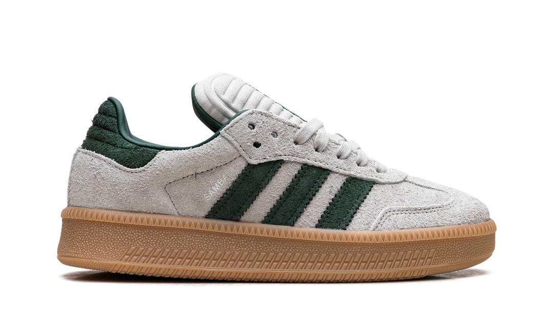 ADIDAS SAMBA XLG PUTTY GREY COLLEGIATE GREEN