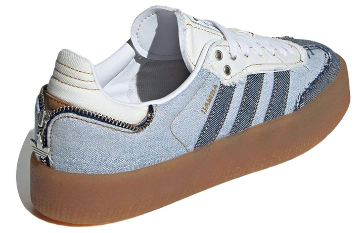 ADIDAS SAMBAE ATMOS PINK DENIM WOMENS