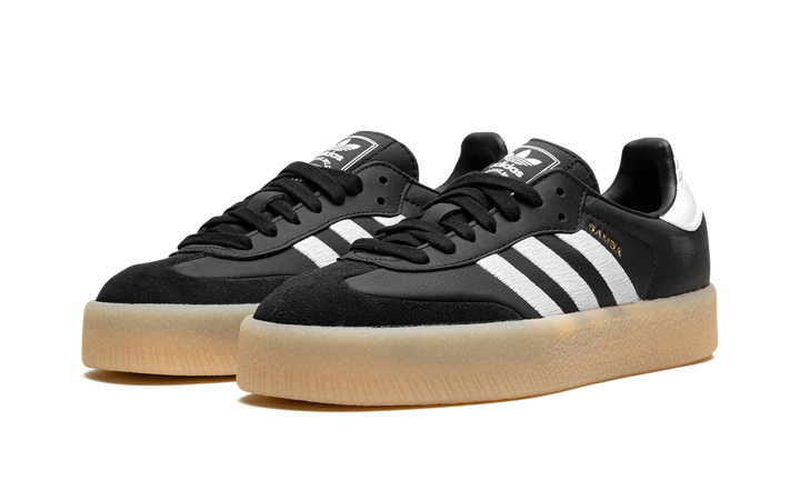 ADIDAS SAMBAE BLACK WHITE GUM WOMENS